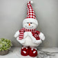 Telescopic Standing Christmas Decor - Red & White