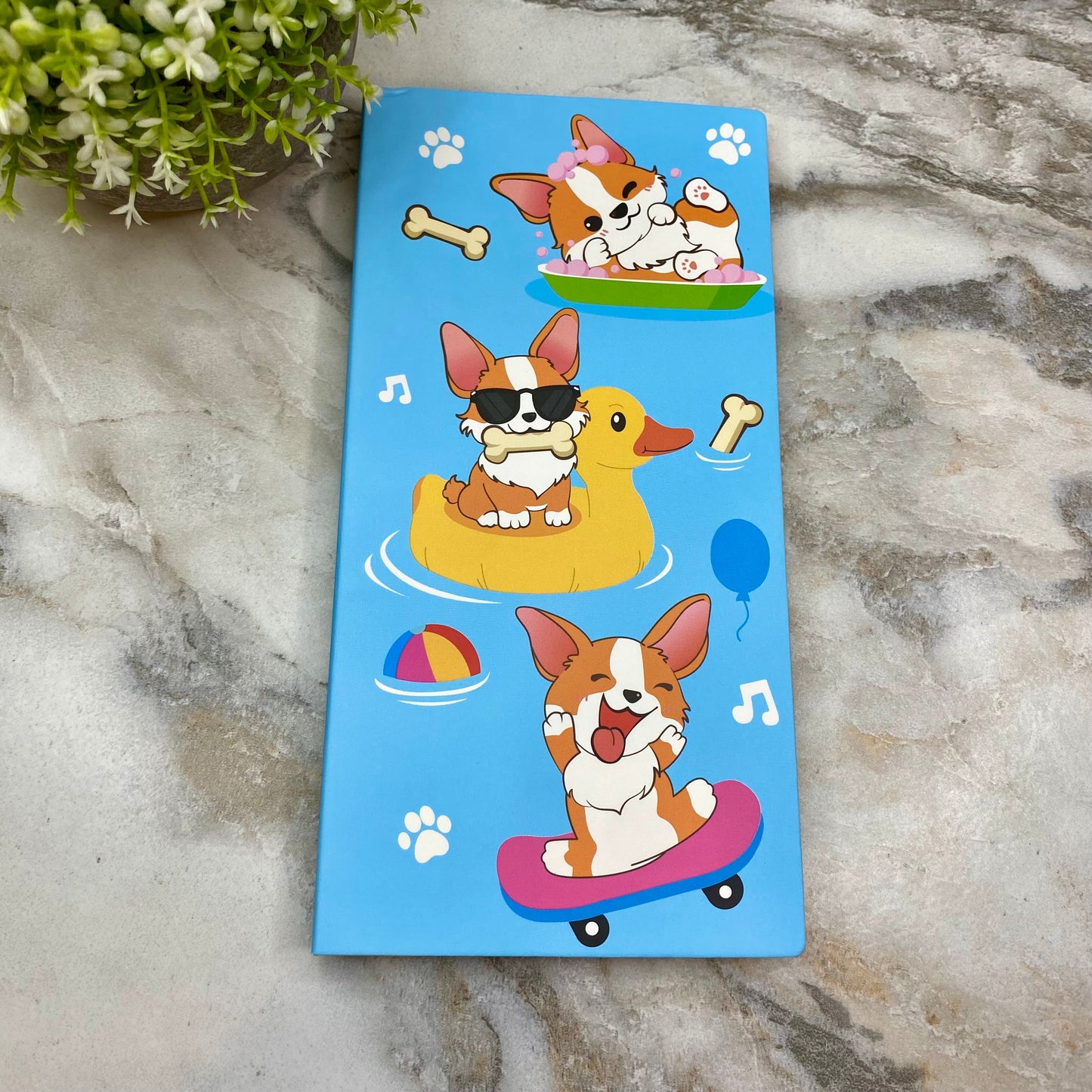 Sticky Note Booklet Set - Corgi