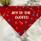 Dog Bandana - Christmas - Joy To The World