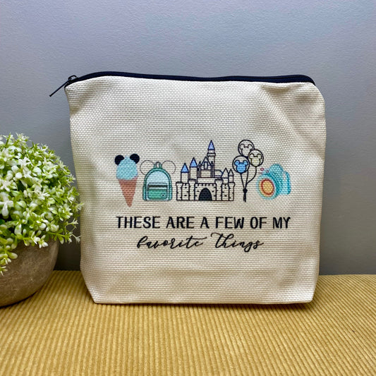 Favorite Things Canvas Multi-Use Pouch