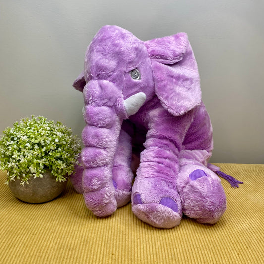 Plush Toy Elephant - Purple