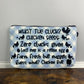 Chicken Cute Sayings - Water-Resistant Multi-Use Pouch