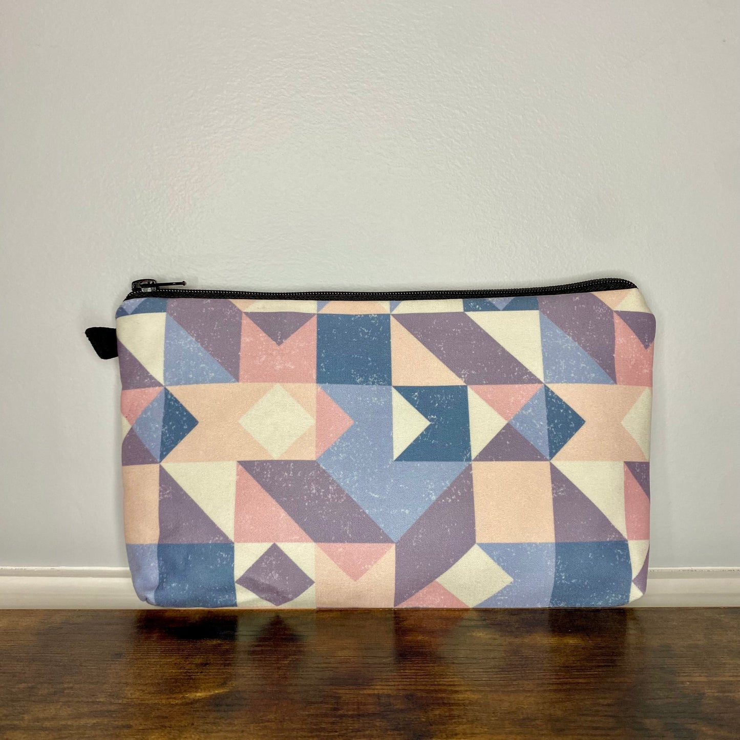 Purple Pink Geometric - Water-Resistant Multi-Use Pouch