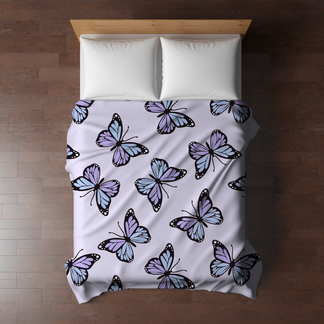 Blanket - Purple Butterfly