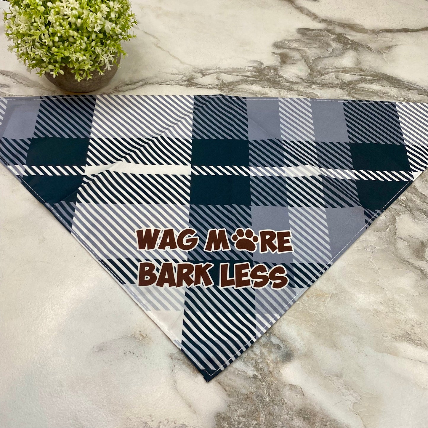 Dog Bandana - Sayings - Wag More Bark Less