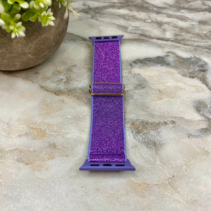 Watch Band - Stretchy Spandex - Solid Shimmer