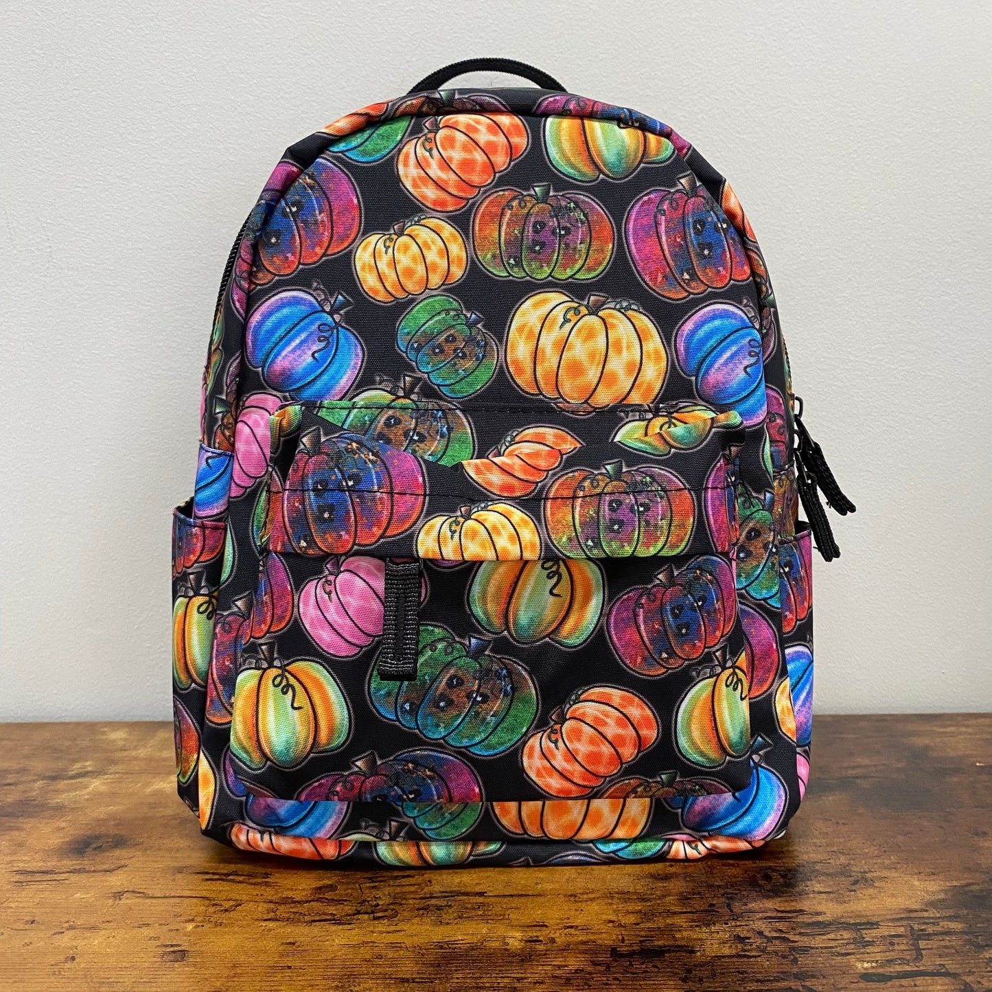 Pumpkin Rainbow - Water-Resistant Mini Backpack