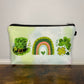 Hat, Rainbow, & Shamrock - Water-Resistant Multi-Use Pouch