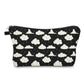 Cloud Black & White - Water-Resistant Multi-Use Pouch