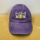 Hat - Softball Mom - Purple