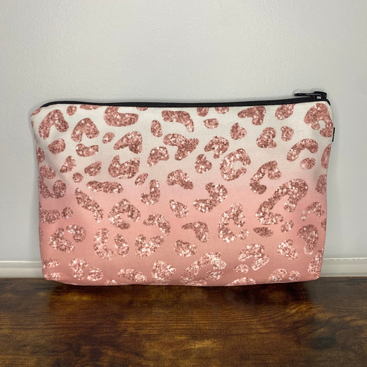 Leopard Pink Ombre - Water-Resistant Multi-Use Pouch