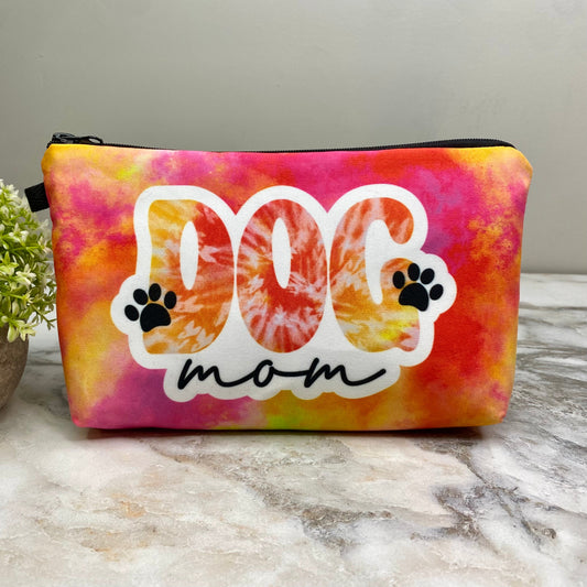 Dog Mom Tie Dye - Water-Resistant Multi-Use Pouch