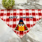 Dog Bandana - Fall - Plaid Happy Thanksgiving