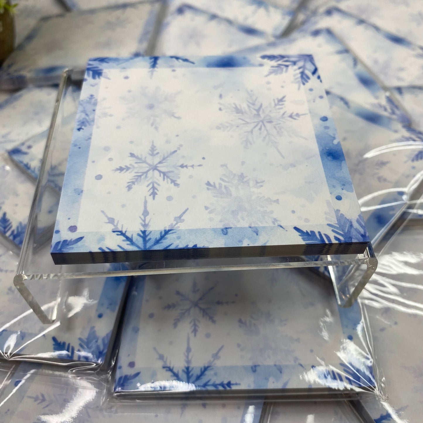 Blue Snowflakes Sticky Stacks