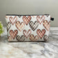 Checkered Hearts - Water-Resistant Multi-Use Pouch