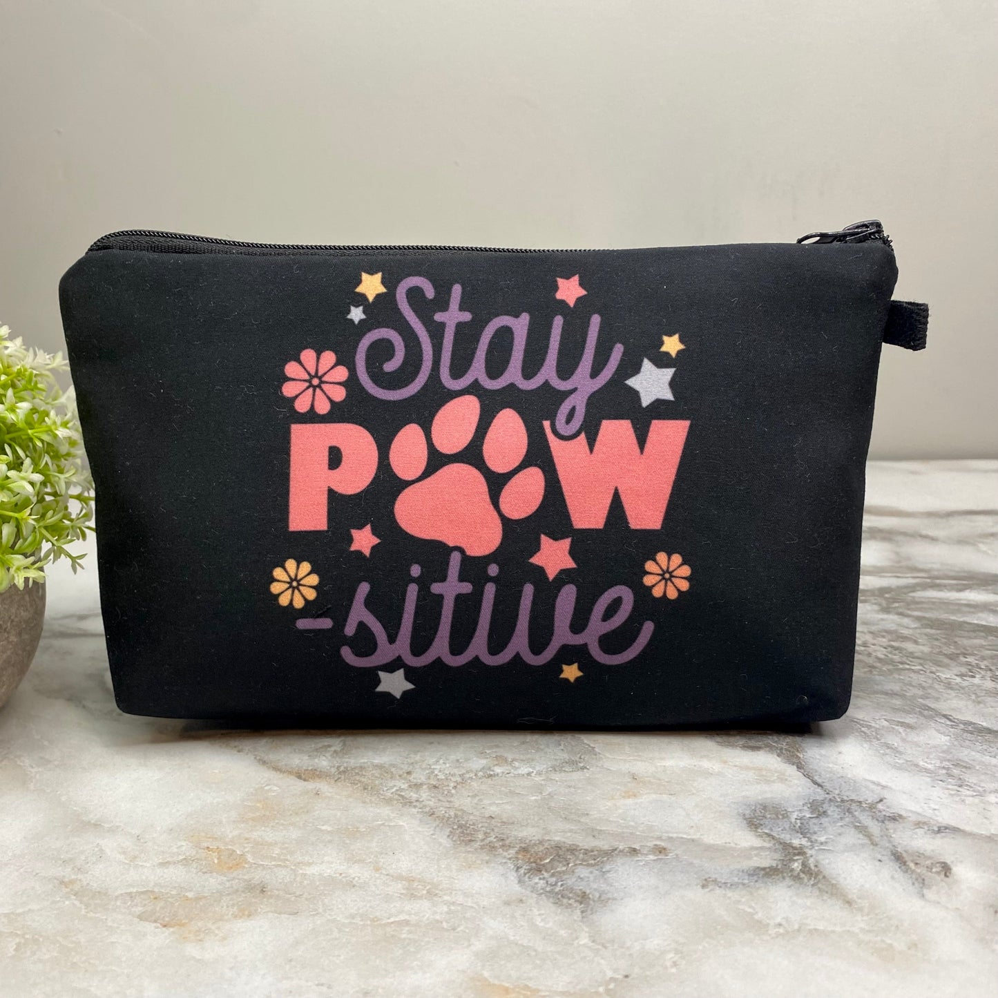 Stay Paw-sitive - Water-Resistant Multi-Use Pouch