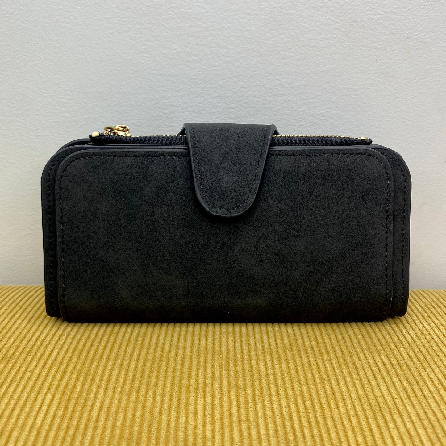 Long Wallet - Soft Faux Leather Snap