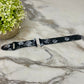 Watch Band - Silicone - Black & Gray Floral