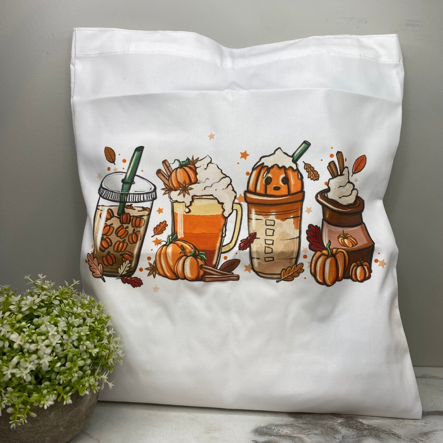 Tote Bag - Halloween - Pumpkin Coffee