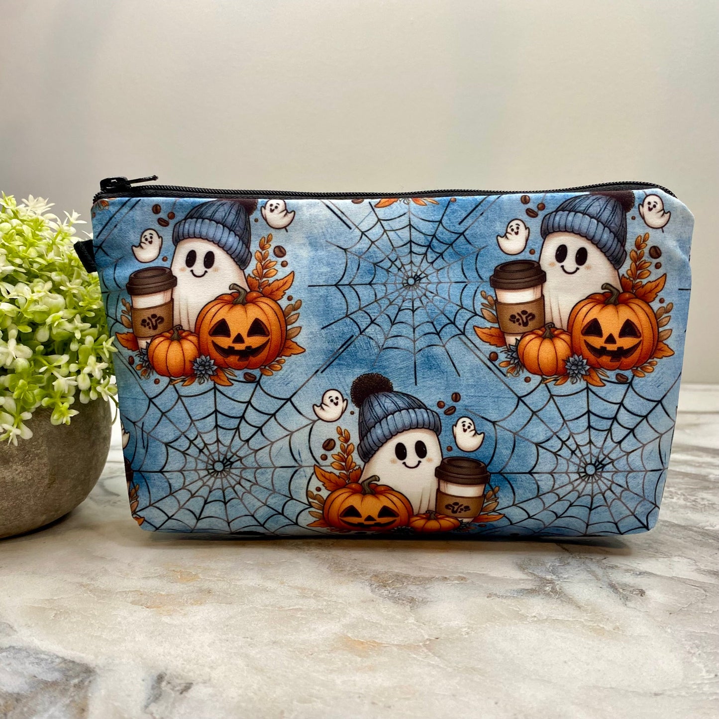 Pumpkin Ghostie - Water-Resistant Multi-Use Pouch