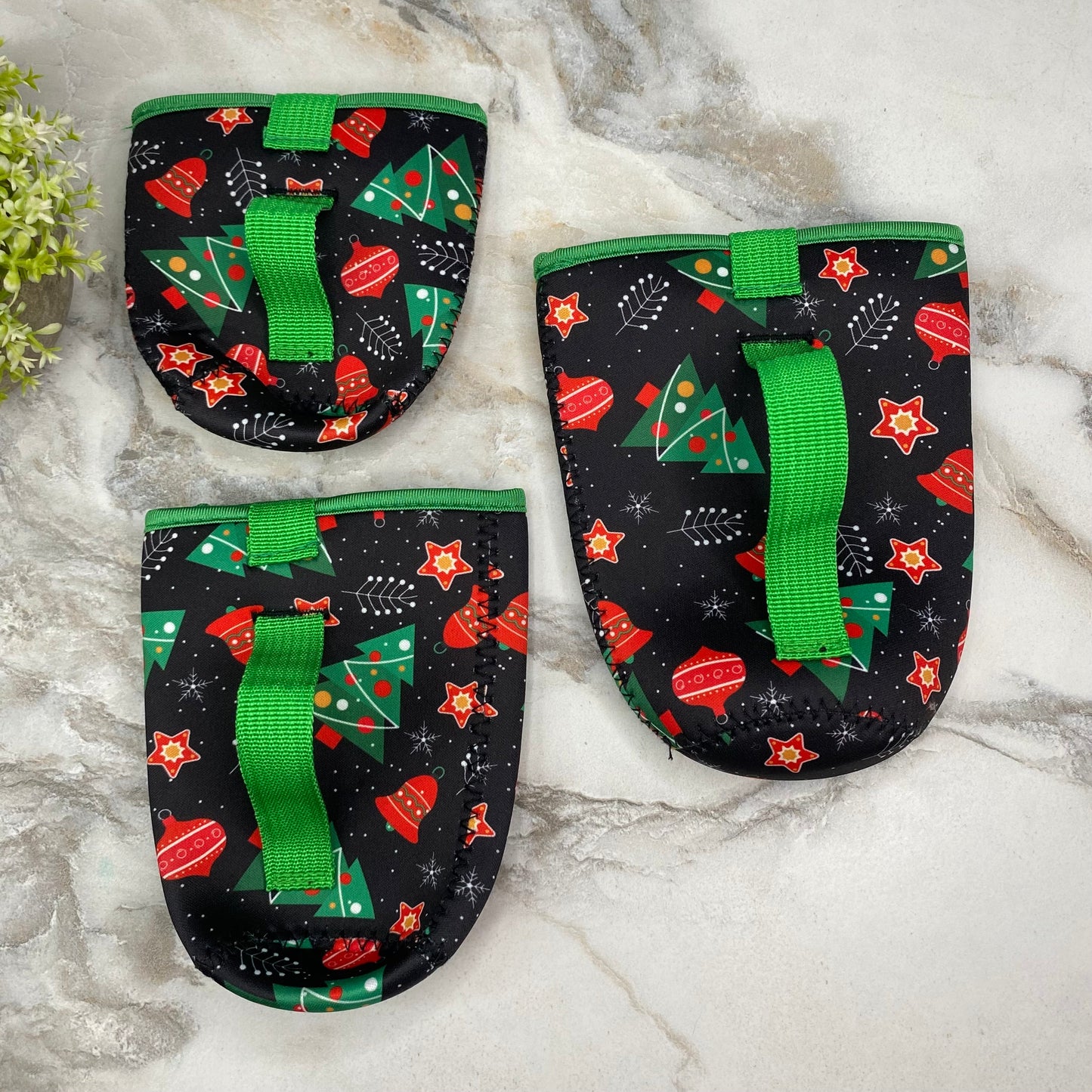 Neoprene Cup Holder Koozie Tumbler - Christmas Design