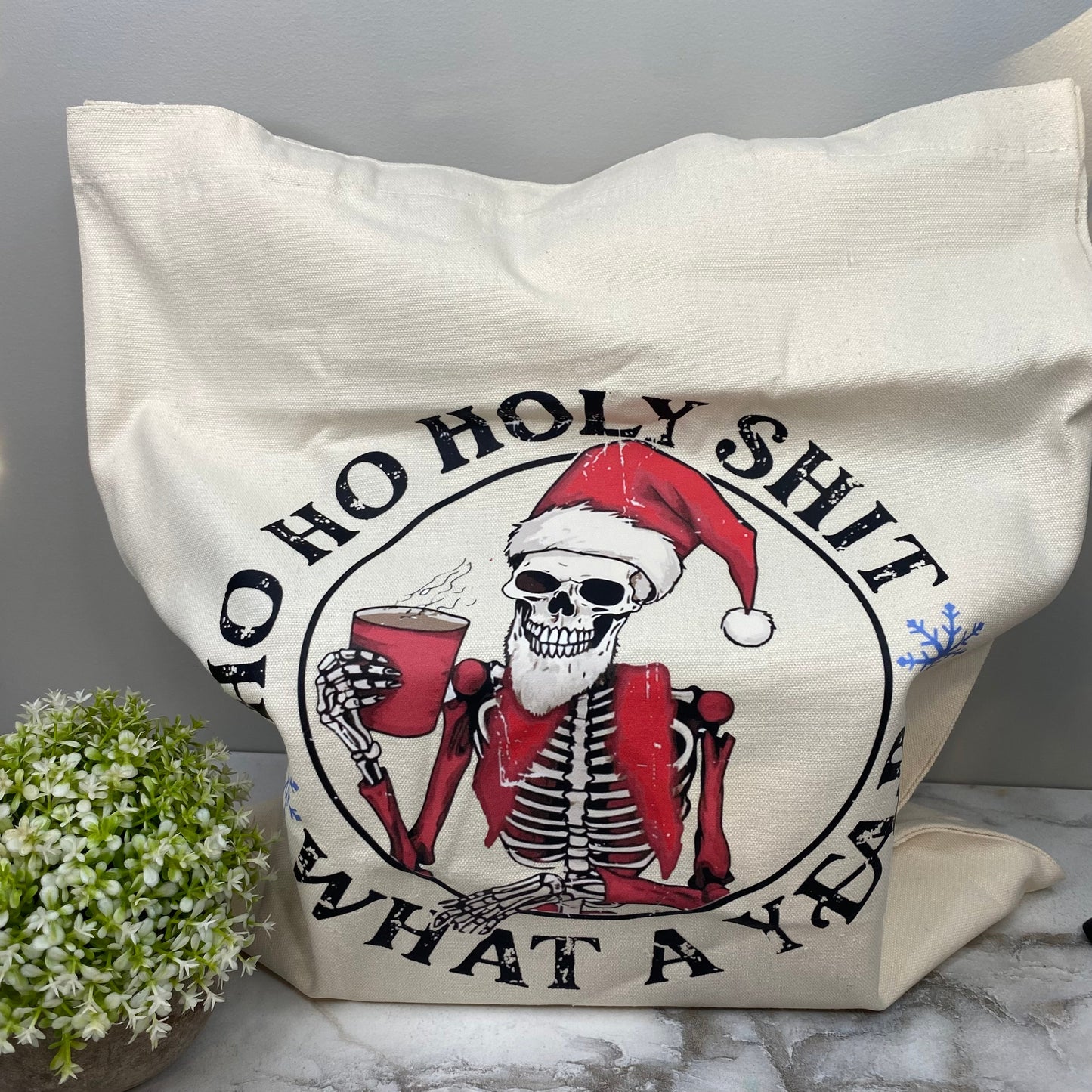 Tote Bag - Ho Ho Holy Shit - What a Year