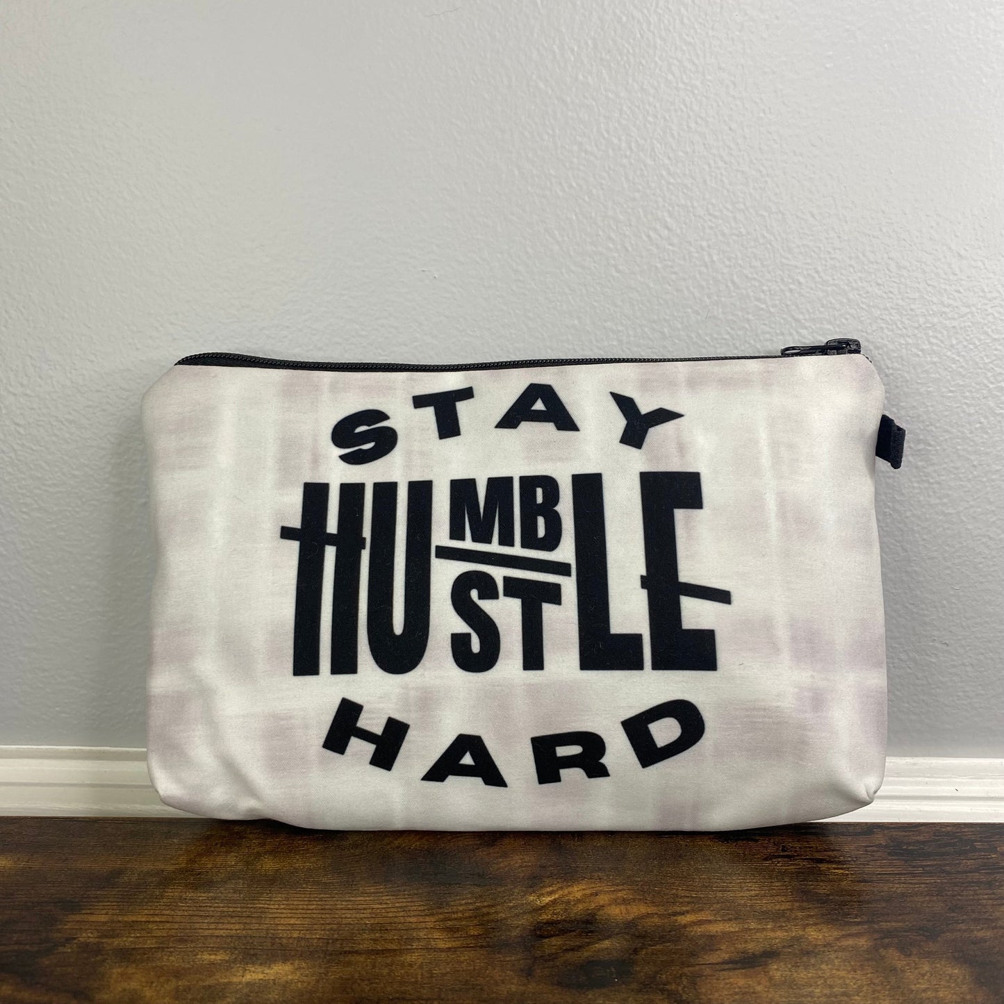 Stay Humble, Hustle Hard - Water-Resistant Multi-Use Pouch