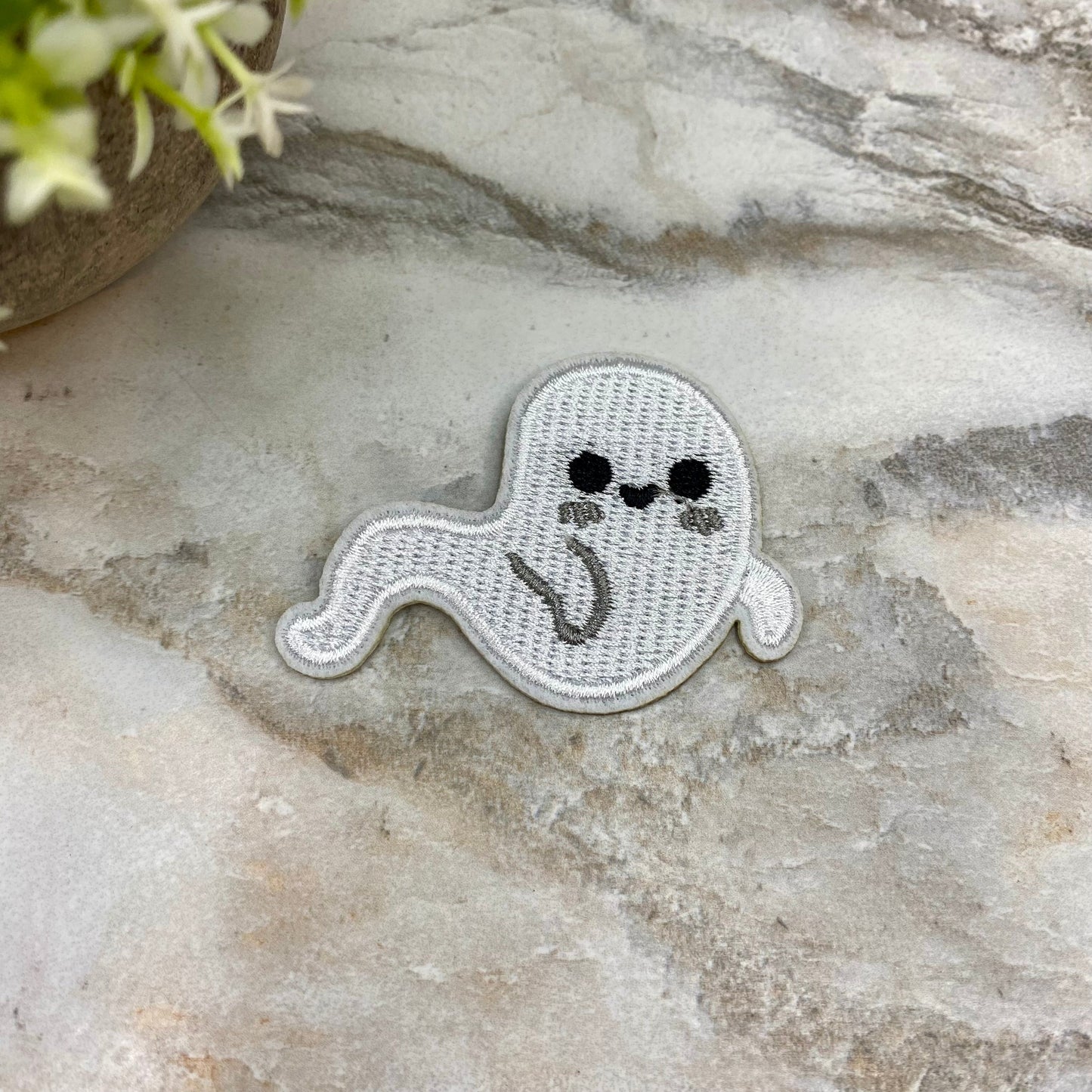 Embroidered Patches - Halloween - Ghost #2