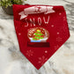 Dog Bandana - Christmas - Let It Snow