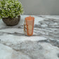 Keychain - Studded Tumbler - Creamsicle Holographic