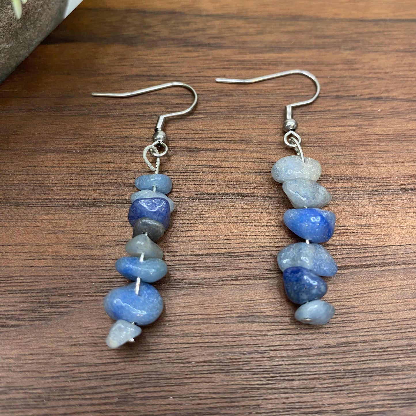 Silver Dangle Earrings - Stone #4