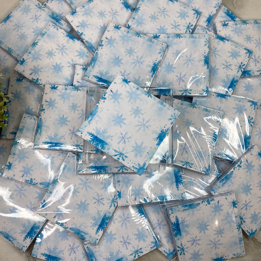 Light Blue Snowflakes Sticky Stacks