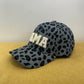 Hat - Mama Designs - Grey Blue Leopard