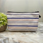 Lavender Stripe - Water-Resistant Multi-Use Pouch