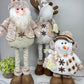 Telescopic Standing Christmas Decor - Tan & Grey