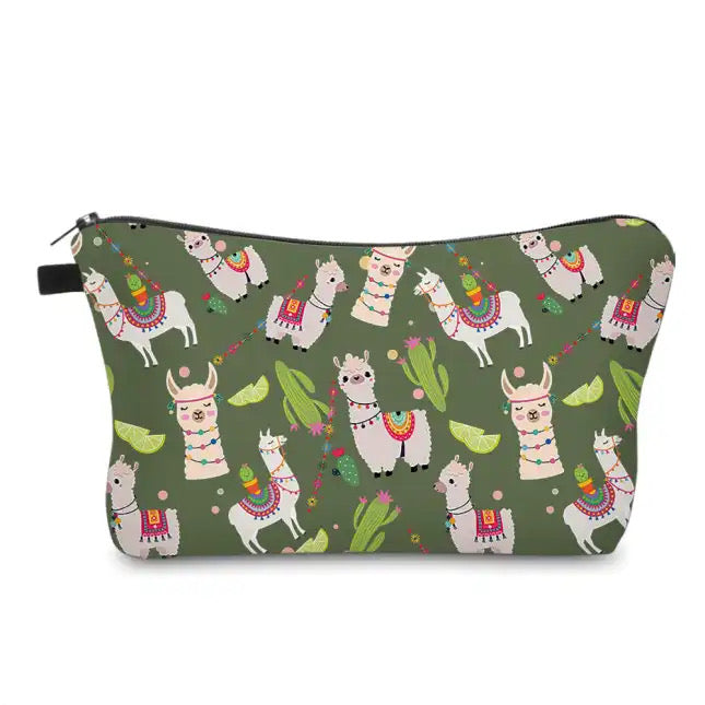 Green Llama - Water-Resistant Multi-Use Pouch