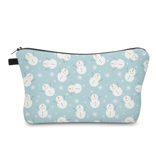 Snowman Blue - Water-Resistant Multi-Use Pouch