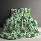 Blanket - St. Patrick’s Day - Dark & Light Green Floral