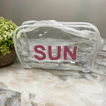 Sun Clear Travel Pouch