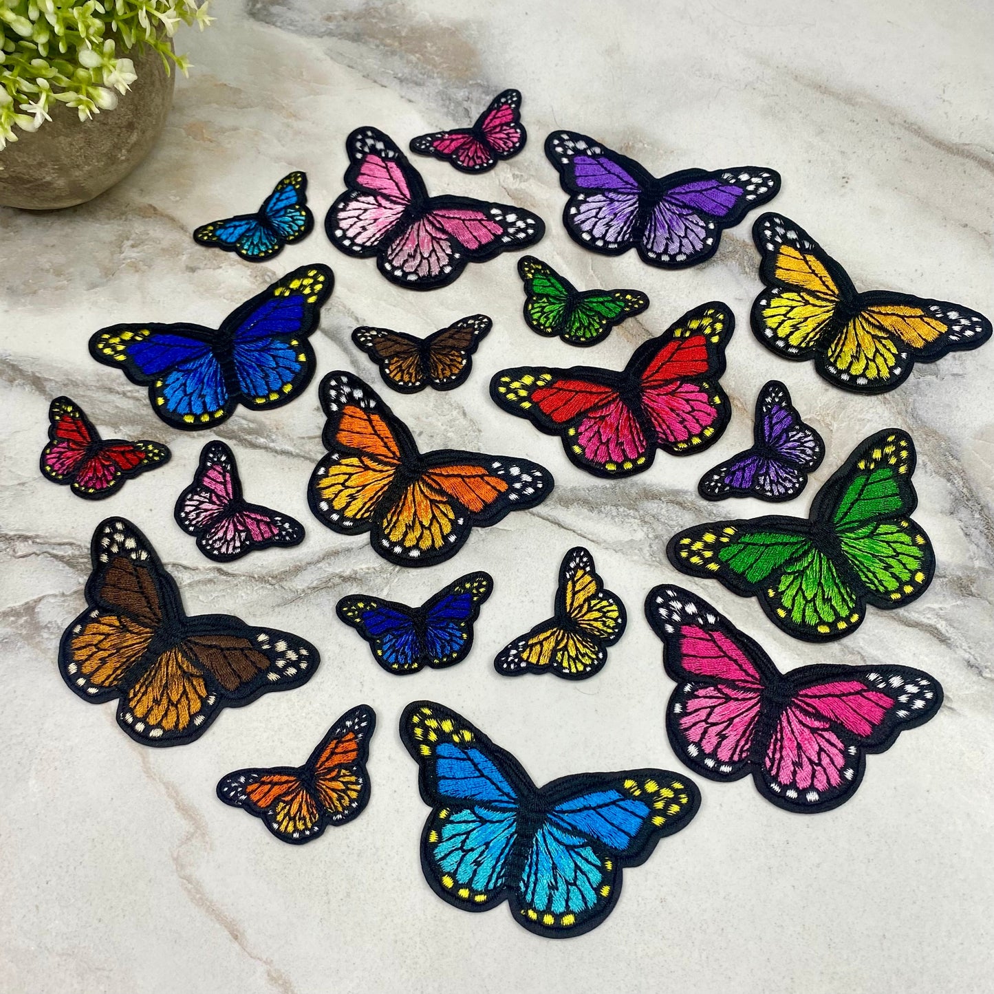 Chenille Patches - Butterfly