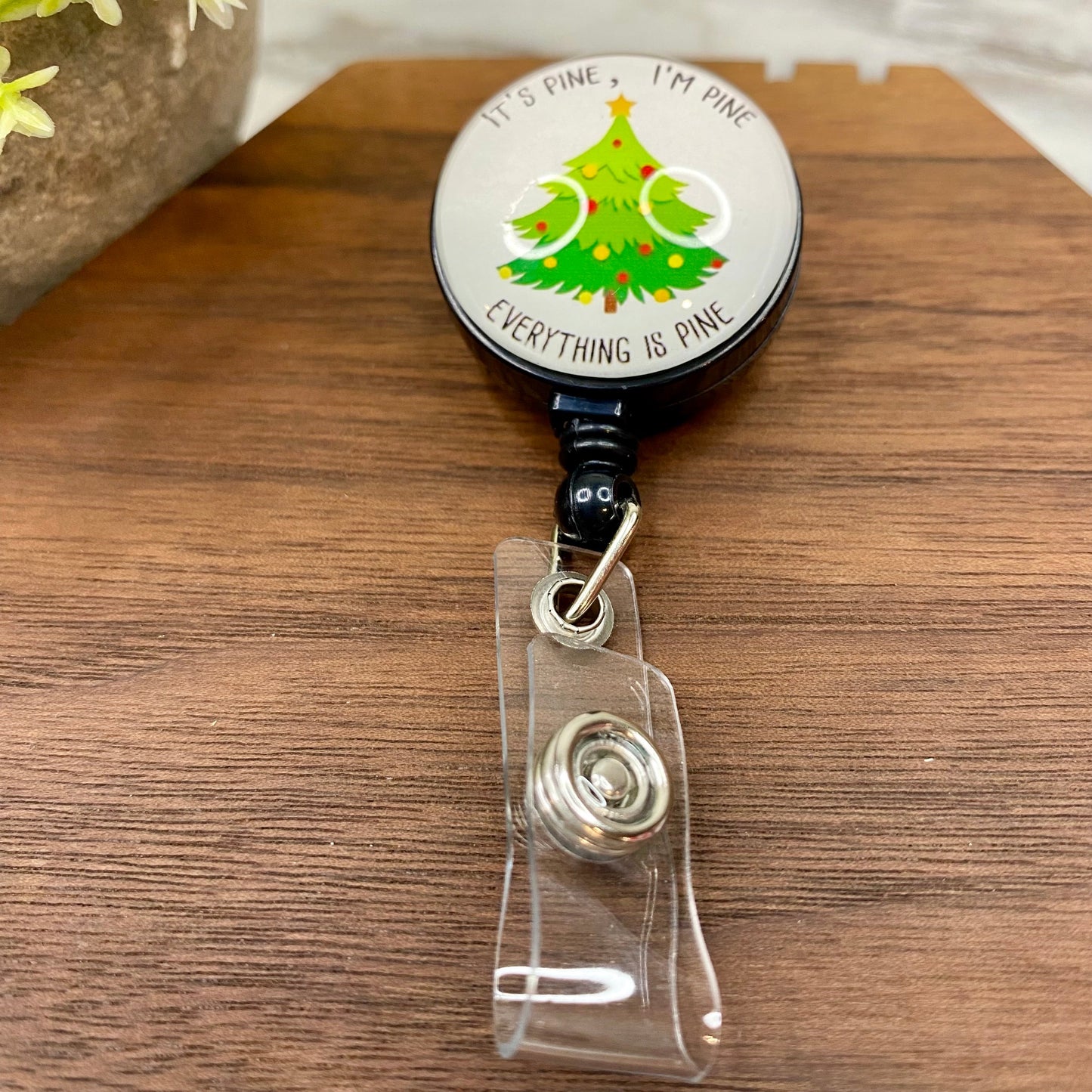 Badge Holder - Christmas - Everything Is Pine