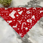 Dog Bandana - Christmas - Candy Cane Star