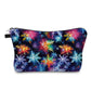 Bright Rainbow Snowflake - Water-Resistant Multi-Use Pouch