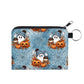 Fall Ghostie - Water-Resistant Mini Pouch w/ Keyring