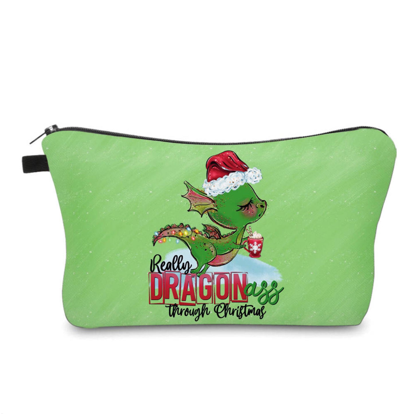 Dragon Ass Through Christmas - Water-Resistant Multi-Use Pouch