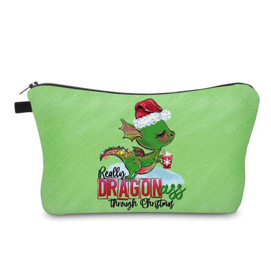 Dragon Ass Through Christmas - Water-Resistant Multi-Use Pouch