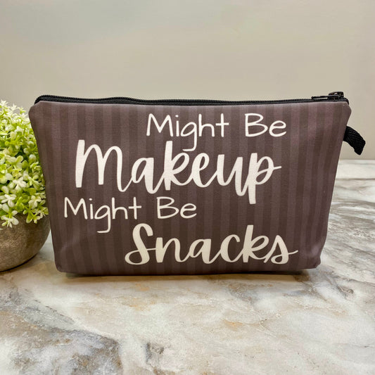 Might Be Makeup Grey - Water-Resistant Multi-Use Pouch