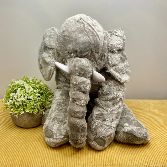 Plush Toy Elephant - Grey