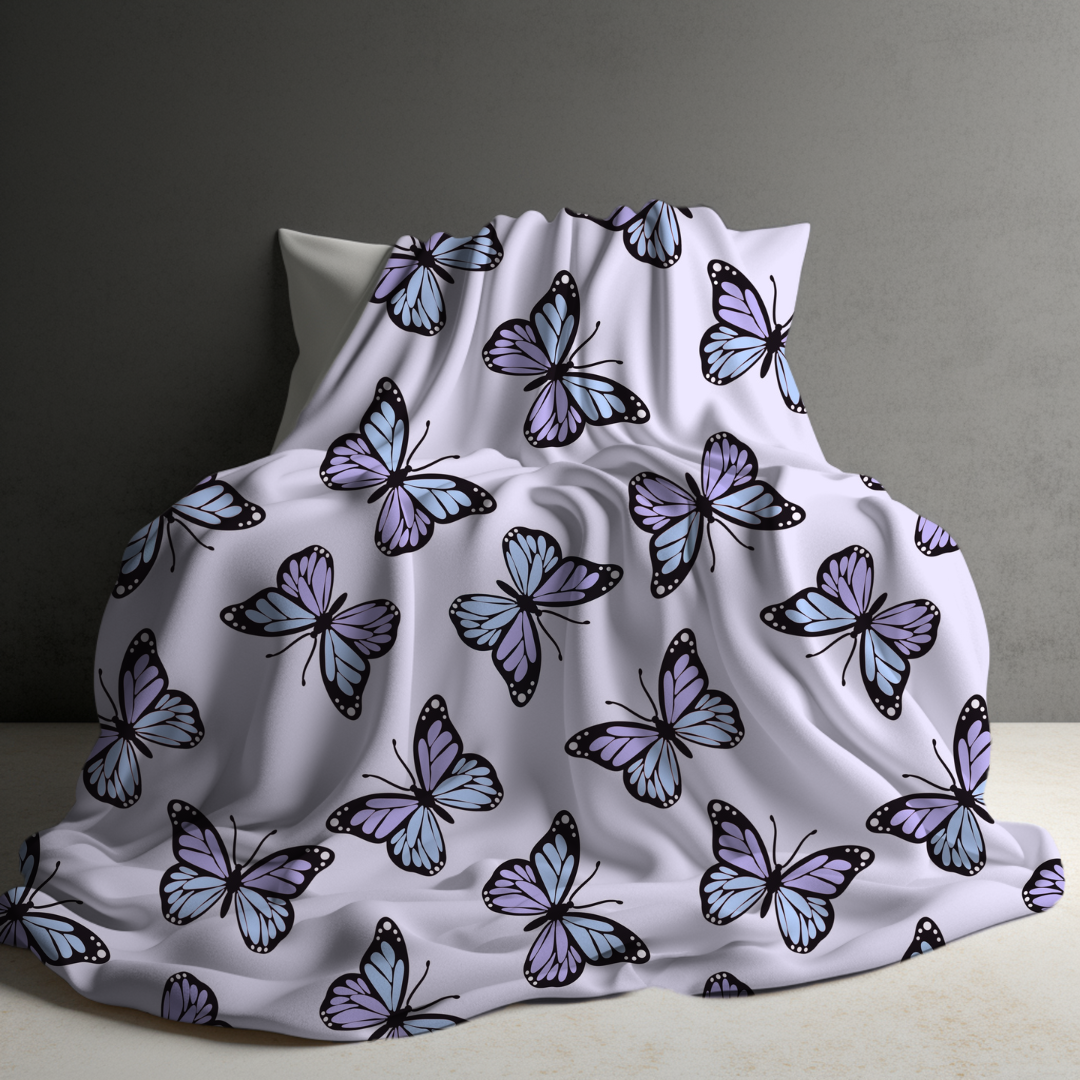 Blanket - Purple Butterfly