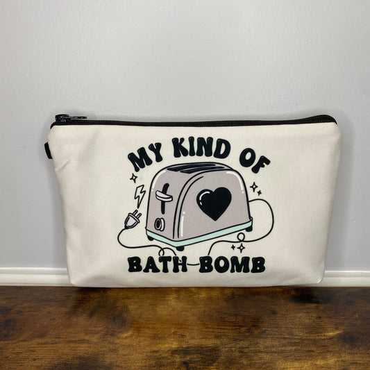 Toaster Bath Bomb - Water-Resistant Multi-Use Pouch